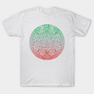 Mexican Calendar - Calendario Azteca T-Shirt